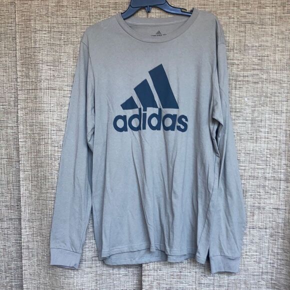 Adidas long sleeve tee shirt color green khaki - Picture 1 of 4